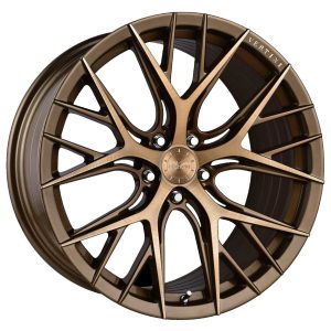 19" VERTINI WHEELS RFS2.1 BRUSHED DUAL BRONZE FLOW FORMED FINISH RIMS
