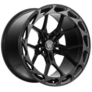 19" ROHANA WHEELS RFX19 GLOSS BLACK FLOW FORMED FINISH RIMS