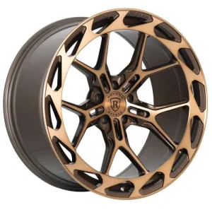 19" ROHANA WHEELS RFX19 MACHINED BRONZE FLOW FORMED FINISH RIMS