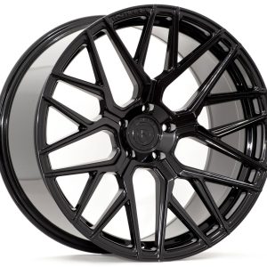 20" ROHANA WHEELS RFX10 GLOSS BLACK FLOW FORMED FINISH RIMS