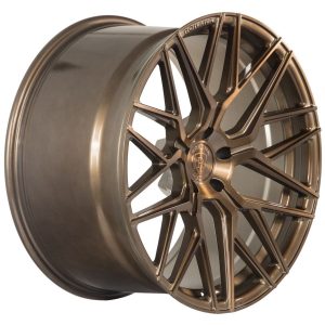 20" ROHANA WHEELS RFX10 BRUSHED BRONZE FLOW FORMED FINISH RIMS - Image 4