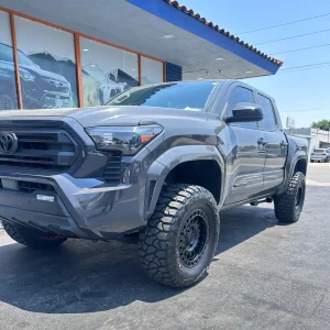 2024+ Toyota Tacoma SR5 Trd 17" Kmc Km552 ims Double Black 285-70" Arroyo RT Wescott lift kit 2.75 | 1"