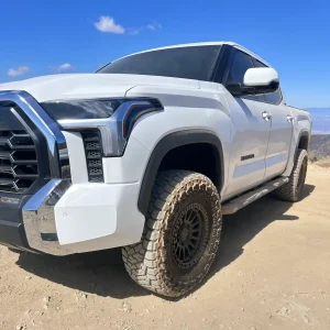 2022+ Toyota Tundra SR5 Trd 17" RRW R7 V Double Black 35" Toyo RT Trail Wescott KIt 2.75 | 1"