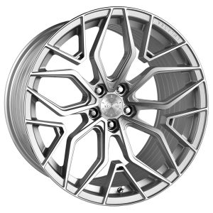 19" VERTINI WHEELS RFS2.6 MACHINMED SILVER FLOW FORMED FINISH RIMS