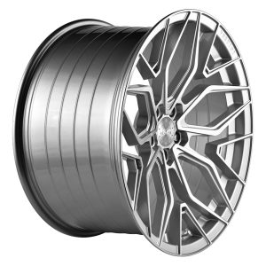 19" VERTINI WHEELS RFS2.6 MACHINMED SILVER FLOW FORMED FINISH RIMS - Image 3