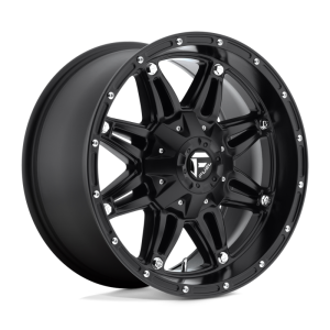 17" FUEL WHEELS D531 HOSTAGE MATTE BLACK FINISH OFF-ROAD RIMS