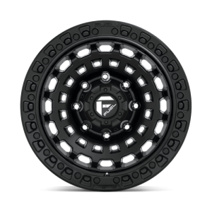 17" FUEL WHEELS D633 ZEPHYR MATTE BLACK FINISH CROSSOVER RIMS - Image 3