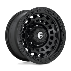 17" FUEL WHEELS D633 ZEPHYR MATTE BLACK FINISH CROSSOVER RIMS