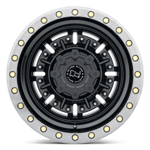 18" BLACK RHINO WHEELS ABRAMS GLOSS GUNBLACK MACHINED DARK TINT LIP OFF-ROAD RIMS