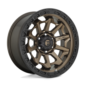 17" FUEL WHEEL D696 COVERT BRONZE WITH BLACK LIP OFF-ROAD RIMS