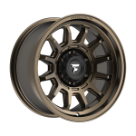 17x9" FITTIPALDI WHEELS FT102 SATIN BRONZE FINISH RIMS 5x127 ET00 Discounted