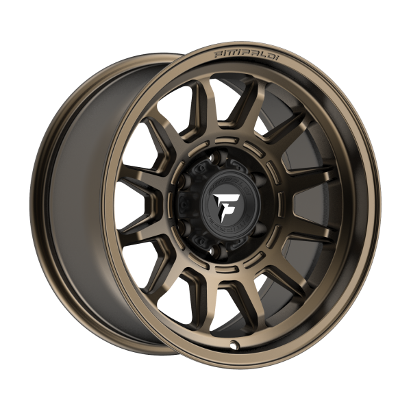 17x9" FITTIPALDI WHEELS FT102 SATIN BRONZE FINISH RIMS 5x127 ET00 Discounted