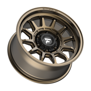 17x9" FITTIPALDI WHEELS FT102 SATIN BRONZE FINISH RIMS  5x127 ET00 Discounted - Image 3