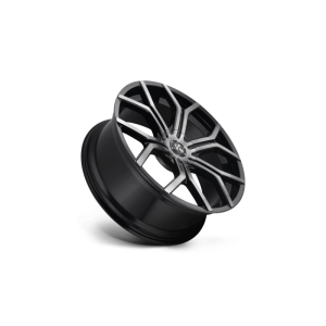 22" DUB WHEELS ROYALTY S209 GLOSS BLACK MACHINED DOUBLE DARK TINT FINISH RIMS - Image 3