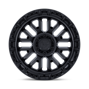 17" FUEL WHEELS FC890 RAIL MATTE BLACK WITH GLOSS BLACK LIP OFF-ROAD RIMS - Image 3
