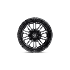 17" FUEL WHEELS D620 HARDLINE GLOSS BLACK MILLED CROSSOVER SUV RIMS - Image 3