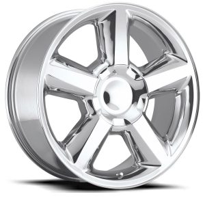 20" FACTORY REPRODUCTIONS WHEELS FR31 CHEVY TAHOE POLISHED FINISH RIMS