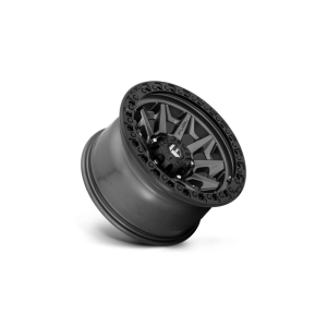 17" FUEL WHEELS D716 COVERT MATTE ANTHRACITE WITH BLACK RING OFF-ROAD RIMS - Image 2