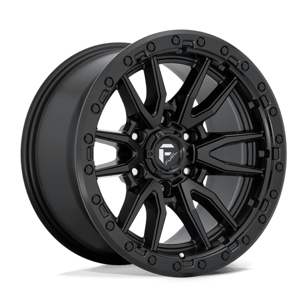 17x9" FUEL WHEELS D679 REBEL MATTE BLACK FINISH RIMS 6x139 et01 BUY 3 GET 1 FREE PROMO