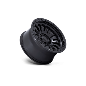 17" FUEL WHEELS FC857 RINCON SBL MATTE BLACK GLOSS BLACK LIP FINISH OFF-ROAD RIMS - Image 3