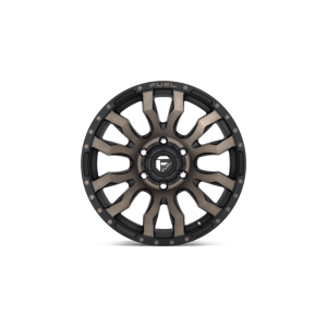 17" FUEL WHEELS D674 BLITZ MATTE BLACK MACHINED WITH DOUBLE DARK TINT OFF-ROAD RIMS - Image 3