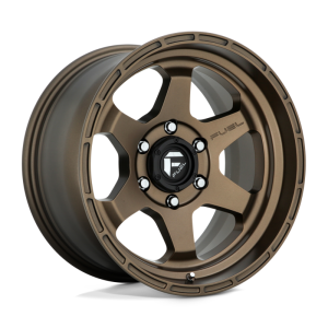 17" FUEL WHEELS D666 SHOK MATTE BRONZE OFF-ROAD RIMS