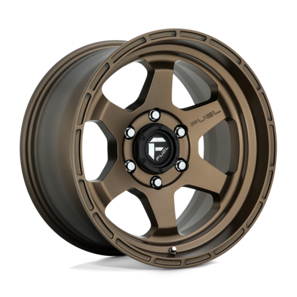 17" FUEL WHEELS D666 SHOK MATTE BRONZE OFF-ROAD RIMS