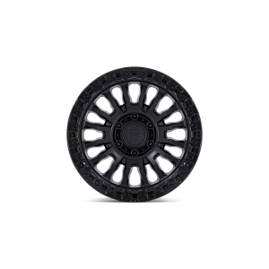 17" FUEL WHEELS FC857 RINCON SBL MATTE BLACK GLOSS BLACK LIP FINISH OFF-ROAD RIMS - Image 2