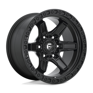 17" FUEL WHEELS D575 COUPLER GLOSS BLACK FINISH OFF-ROAD RIMS