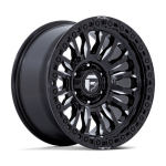 17" FUEL WHEELS FC857 RINCON SBL GLOSS BLACK MILLED FINISH OFF-ROAD RIMS