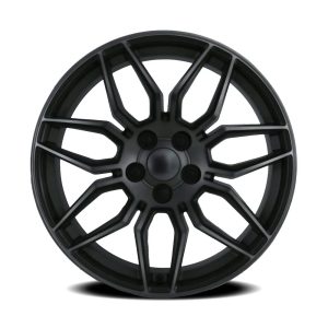 20" FACTORY REPRODUCTIONS WHEELS FR 401F C8 Z06 CORVETTE SATIN TITANIUM GRAY MACHINED DARK CLEAR COAT FINISH RIMS - Image 2