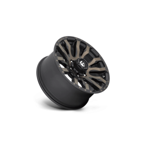 17" FUEL WHEELS D674 BLITZ MATTE BLACK MACHINED WITH DOUBLE DARK TINT OFF-ROAD RIMS - Image 2