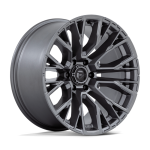 17" FUEL WHEELS D848 REBAR 6 MATTE GUNMETAL OFF-ROAD RIMS