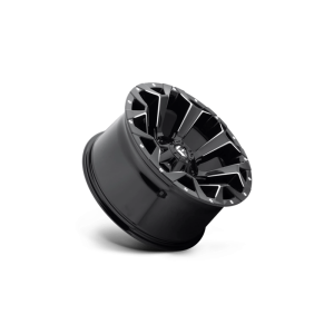 17" FUEL WHEELS D576 ASSAULT GLOSS BLACK MILLED CROSSOVER SUV RIMS - Image 2
