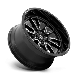 17" FUEL WHEELS D761 CLASH 6 GLOSS BLACK MILLED OFF-ROAD RIMS - Image 2