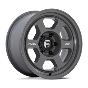 17" FUEL WHEELS FC860 HYPE BATTLESHIP GRAY FINISH OFF-ROAD RIMS