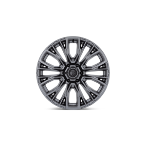 17" FUEL WHEELS D848 REBAR 6 MATTE GUNMETAL OFF-ROAD RIMS - Image 3