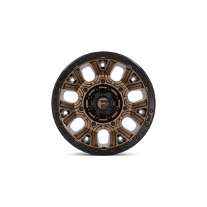 17" FUEL WHEELS D826 TRACTION MATTE BRONZE WITH BLACK RING OFF-ROAD RIMS - Image 3