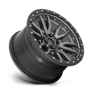 20x10" FUEL WHEELS D680 REBEL MATTE GUNMETAL BLACK BEAD RING FINISH RIMS  6x139 ET-18 BUY 3 GET 1 FREE PROMO - Image 3