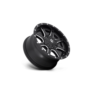 17" FUEL WHEELS D538 MAVERICK BLACK MILLED CROSSOVER SUV RIMS - Image 2