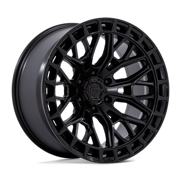 17" FUEL WHEELS FC869 SIGMA BLACKOUT WITH GLOSS BLACK LIP FINISH OFF-ROAD RIMS