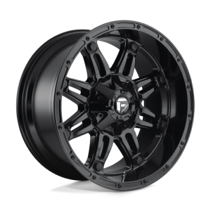 17" FUEL WHEELS D625 HOSTAGE GLOSS BLACK FINISH OFF-ROAD RIMS