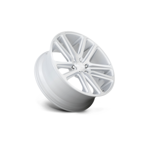 22" DUB WHEELS FLEX S257 GLOSS SILVER BRUSHED FINISH RIMS - Image 4