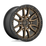 17" FUEL WHEELS D681 REBEL BRONZE WITH BLACK LIP 6-LUG OFF-ROAD RIMS