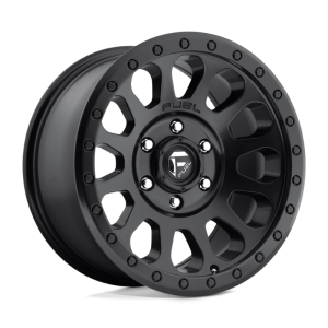 17" FUEL WHEELS D579 VECTOR MATTE BLACK FINISH OFF-ROAD RIMS