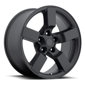 20" FACTORY REPRODUCTIONS WHEELS FR50 FORD LIGHTNING SATIN BLACK FINISH RIMS