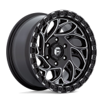 17" FUEL WHEELS D840 RUNNER OR GLOSS BLACK MILLED OFF-ROAD RIMS