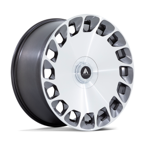 20" ASANTI BLACK LABEL WHEELS ARISTROCAT GLOSS PLATINUM BRIGHT MACHINED FACE FINISH RIMS