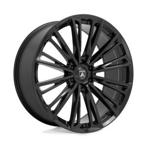 20" ASANTI BLACK LABEL WHEELS CORONA GLOSS BLACK FINISH RIMS