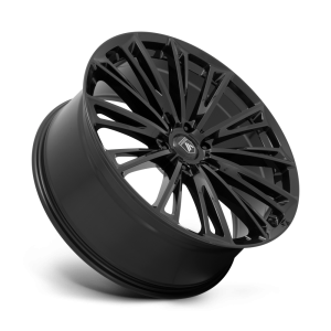 20" ASANTI BLACK LABEL WHEELS CORONA GLOSS BLACK FINISH RIMS - Image 3